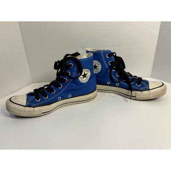 Converse Chuck Taylor All Star Women's Size 4 Rush Blue High Top Lace Up Sneaker - Picture 2 of 6